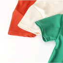 New Summer Children's Casual Set for Boys Girls Loose Short Sleeved Waffle Breathable and Comfortable Set - M & M Global
