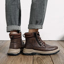 Waterproof Safety Boots Men Indestructible Steel Toe Work Boots Anti-smash Stab-resistant Safety Shoes Biker Botas Para Hombre