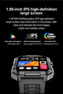 Rugged Military Smart Watch Men For Android Ios IP67 Waterproof Sport Fitness Ai Voice Bluetooth Call Smartwatch 2024 New