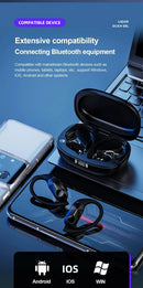 Lenovo LP75 Sports Wireless Earphones with Mics,Button Control, LED Power Display,Hifi Stereo Sound Bluetooth 5.3 TWS Headphones - M & M Global