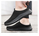 Men's Sneakers Comfortable Lightweight Soft Half Slipper Flat Running Shoes Outdoor Casual Sports Shoes Man Shoes - M & M Global