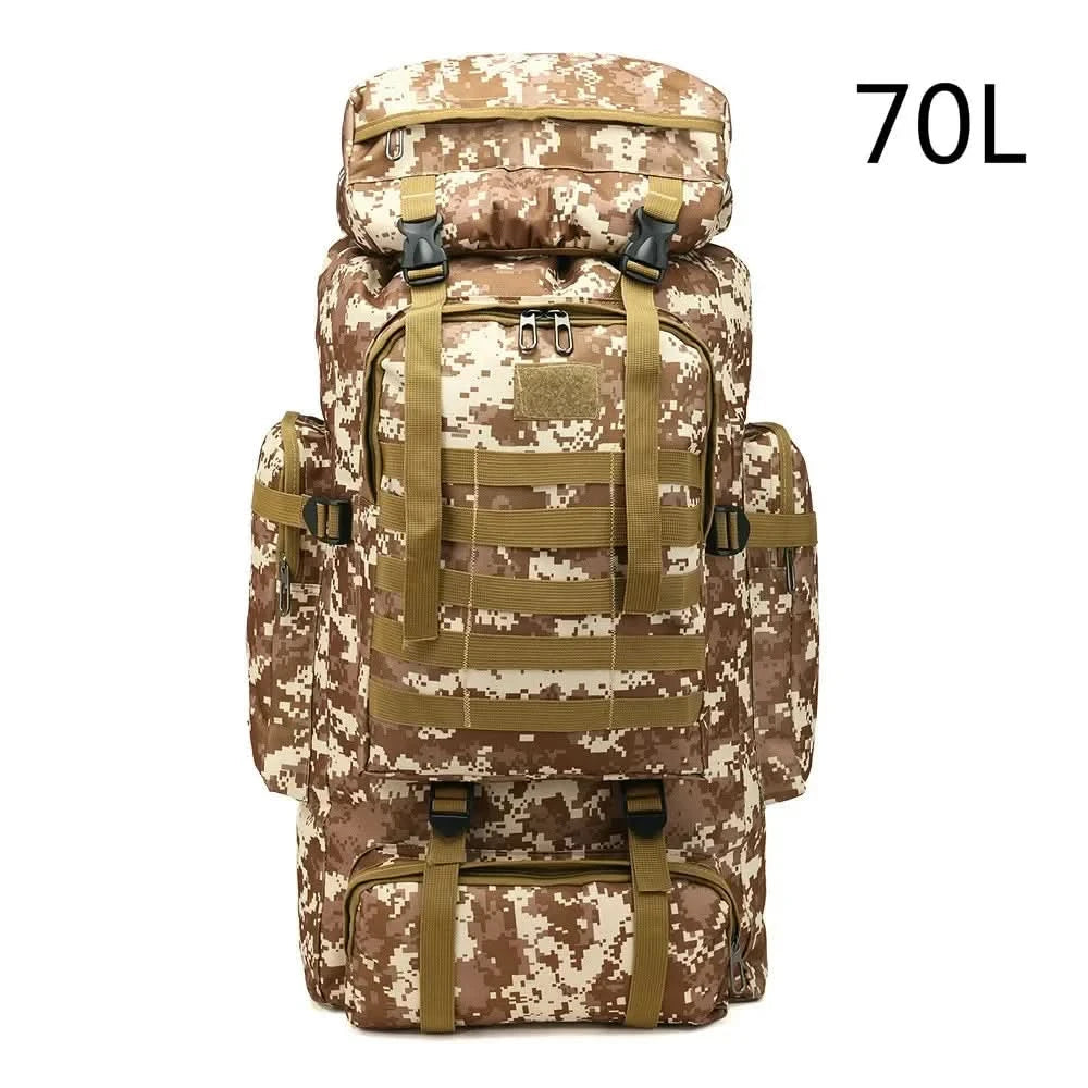 Rilibegan Men Travel Backpack Tactical Climbing Outdoor Hiking Camouflage Multifunctional Bag Men Backpack - M & M Global