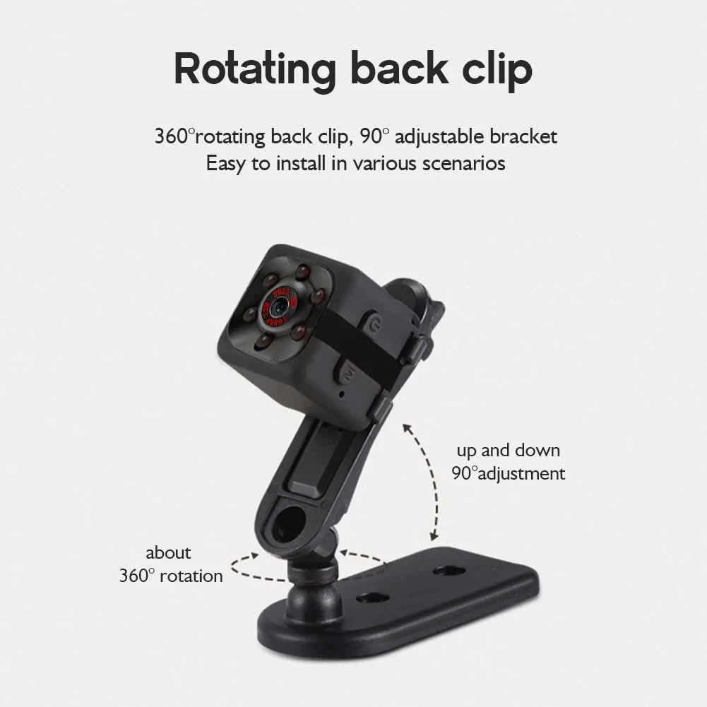 Mini Camera, samall Camera 1080P, Nanny Cam Full HD with Night Vision Motion Activation for Indoor Outdoor Covert Security - M & M Global