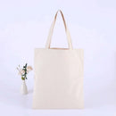 5 PCS Large Capacity Canvas Tote Shoulder Bag Fabric Cotton Cloth Reusable Shopping Bag Eco Tote Bag Casual Beach HandBag Daily - M & M Global