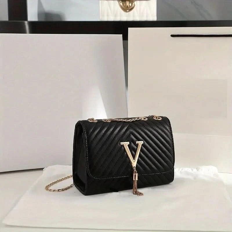 Embroidery Women Crossbody Bag Thread Luxury Handbag Shoulder Bags Brand Sequined Tassel Clutch Small Bag and Purse Party - M & M Global