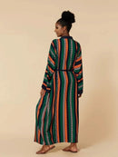 Para Praia Kimono Beach Robe 9 Colors Bikini Cover Ups Beachwear Femme Long Dress Sarong Women Loose Cardigan Swimsuit Covers - M & M Global
