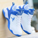 Men's Basketball Shoes Spring New High-Top Casual Shoes Leather Face Sports Shoes Boots 2024 New Imported War Boots - M & M Global