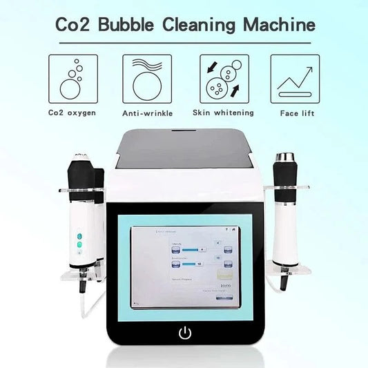 3 In 1 Ultrasound Oxygen Bubble Facial Lifting Skin Care Whitening CO2 Oxygention Therapy Skin Rejuvenation Moisturizing Machine - M & M Global