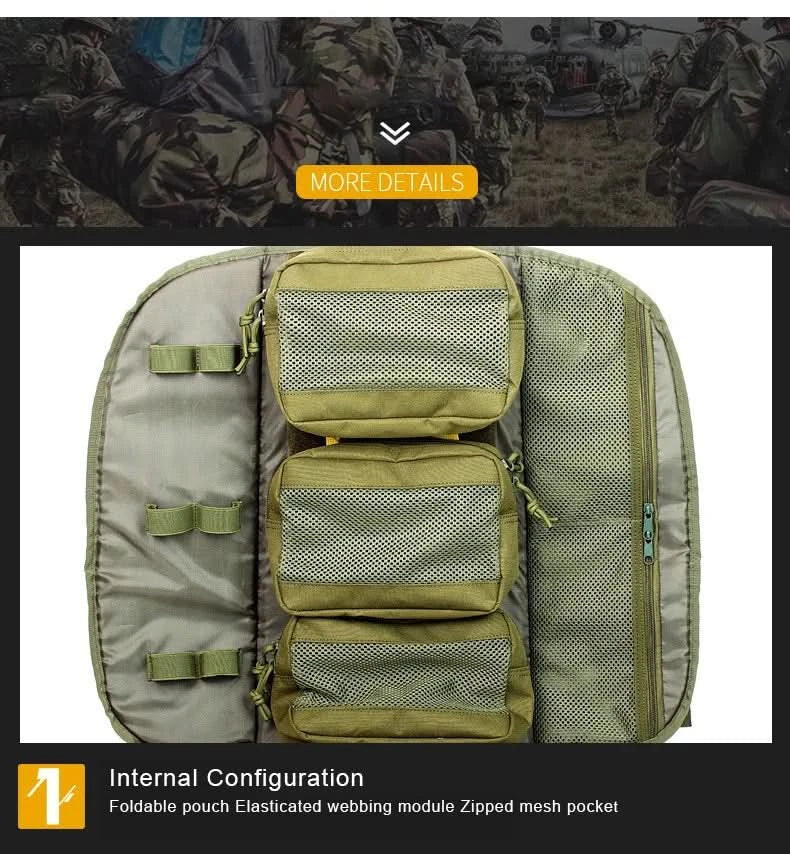 Tactical Outdoor Medical Backpack Large Capacity Camping Mountaineering Backpack Emergency Bag Multi-functional Storage Bag - M & M Global