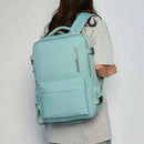Backpack, Short Distance Travel Bag, Large Capacity Backpack, Business Travel Luggage Bag, Computer Bag, Tutoring Backpack - M & M Global