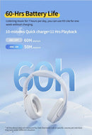 QCY H3 Lite ANC Wireless Headphones Bluetooth 5.3 Active Noise Cancelling Over Ear Headset 40mm Driver HiFi Sound Earphones