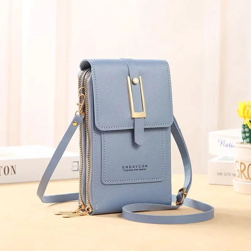 Touch Screen Cell Phone Messenger Bags Women Purse and Handbag Mini Shoulder Bag Pink Small Hand Bag Crossbody for Women  bolsos - M & M Global