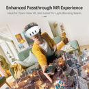 Mixed Reality Facial Interface for Meta Quest 3 Pro Style Facial Interface Open XR Gasket Replacement (Headstrap not Included) - M & M Global