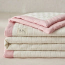 Single Bed/Queen Bed/King Bed Good Quality Jacquard Craftsmanship Soybean Fiber Summer Quilt - M & M Global