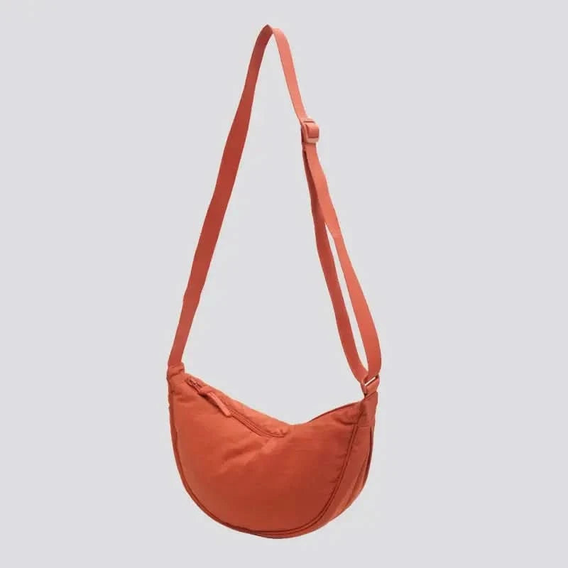 Simple Design Women's Messenger Bag Fashion Ladies Nylon Hobos Small Shoulder Bags Vintage Female Girls Purse Cloth Handbags - M & M Global