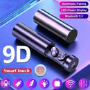 N21 Wireless Earphones Stereo Bass Earbuds LED Digital Display Headphones With Microphone TWS Headsets Lights For Smartphone - M & M Global
