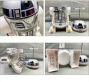 French Press Insulated 304 Stainless Steel Coffee Maker, 32 Oz Robot R2D2 Hand Home Coffee Presser, with Filter Screen for Brew - M & M Global