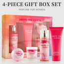 Women's Fragrance Sets 3.4fl.oz Body Mist, 3.4fl.oz Body Lotion, 3oz Candle and 2oz Bath Bomb 4 Pcs ABOVE THE CLOUDS Gift - M & M Global
