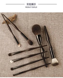 New sandalwood solid wood 8-point makeup brush set, great for makeup,easy to use professional makeup tools, no facial irritation - M & M Global