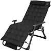3 in 1 Oversized Folding Camping Cot 29in, 6+10 Positions Adjustable XL Patio Chaise Lounge Chair, Sleeping Cots for Adults