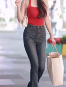 Customized shoulder bag leather and sheepskin material bag classic diagonal cross bag versatile casual women's bag - M & M Global