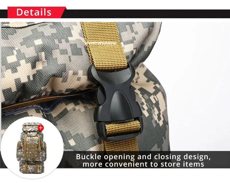 Rilibegan Men Travel Backpack Tactical Climbing Outdoor Hiking Camouflage Multifunctional Bag Men Backpack - M & M Global