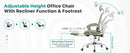 JHK Ergonomic Reclining High Back Mesh Living Room Rocking Gaming Chair Computer Desk Swivel Rolling  Lumbar Support Pillow