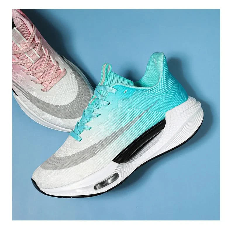 Men Running Sneaker Air Cushion Marathon Running Shoes Breathable Runner Trainers Women Platform Sports Shoes Speciality Sneaker - M & M Global