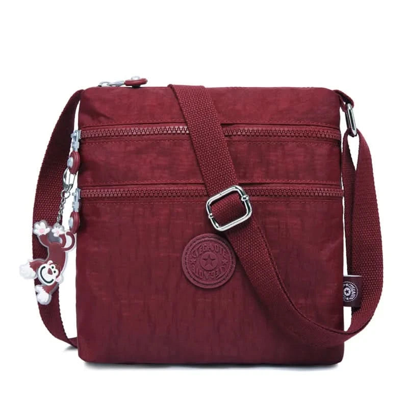 TEGAOTE Summer Men Women Shoulder Messenger Bag Small Cross Body Phone Purse Lightweight Blue Grey Black Red Purple M0910 - M & M Global