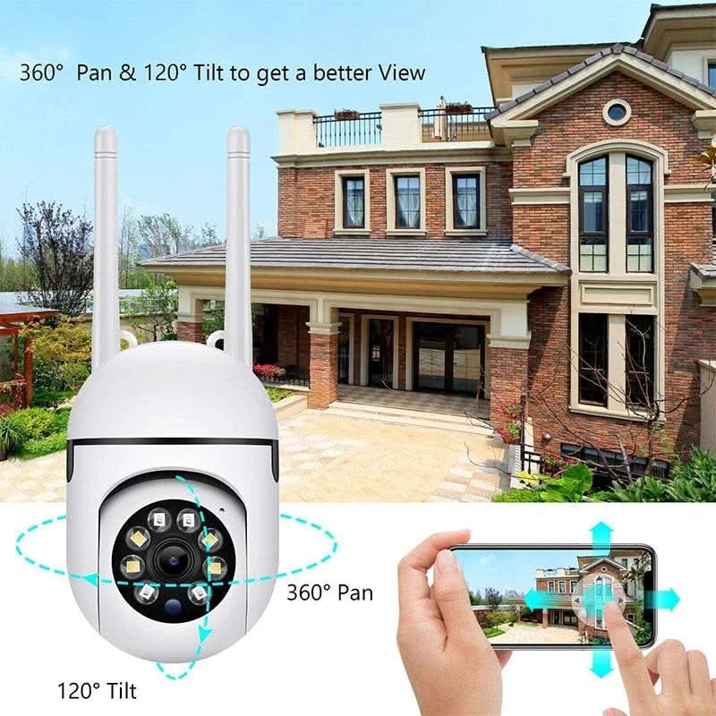 2MP Tuya Wifi IP Camera Smart Home Surveillance Camera HD 1080P Security Video Surveillance Supprt Two Way Audio Mobile Motion - M & M Global