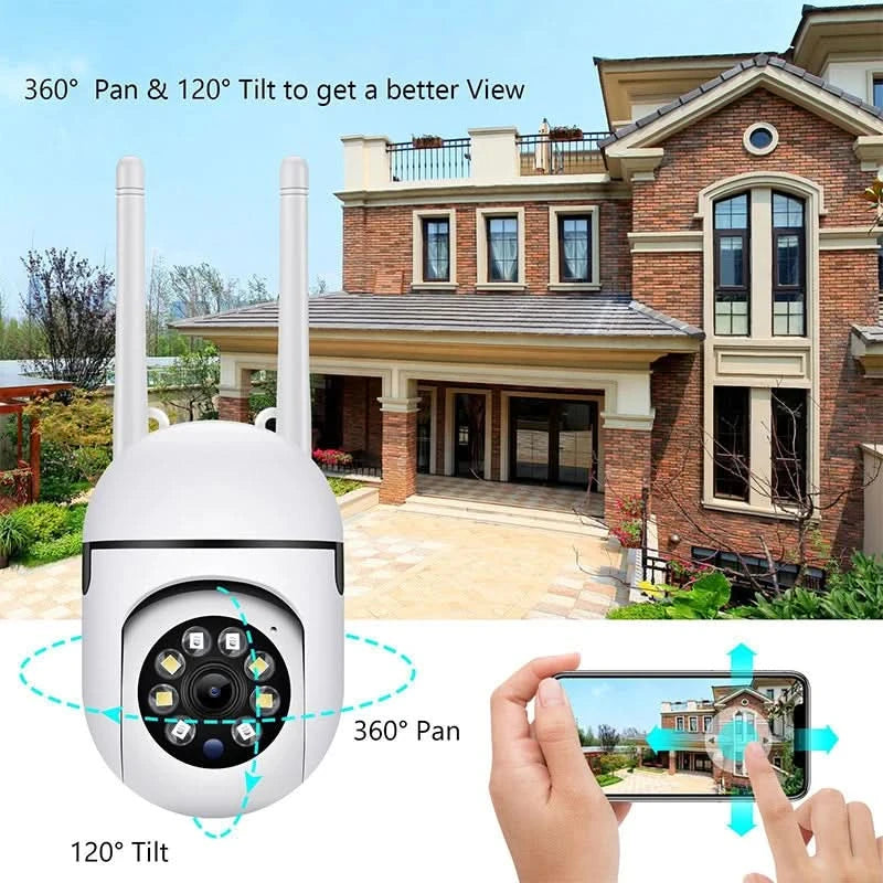 2MP Tuya Wifi IP Camera Smart Home Surveillance Camera HD 1080P Security Video Surveillance Supprt Two Way Audio Mobile Motion - M & M Global