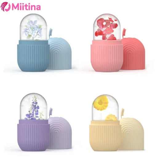 Ice Facial Roller Cube Beauty Lifting Ice Ball Face Massager Contouring Eye Roller Facial Treatment Reduce Acne Skin Care Tool - M & M Global