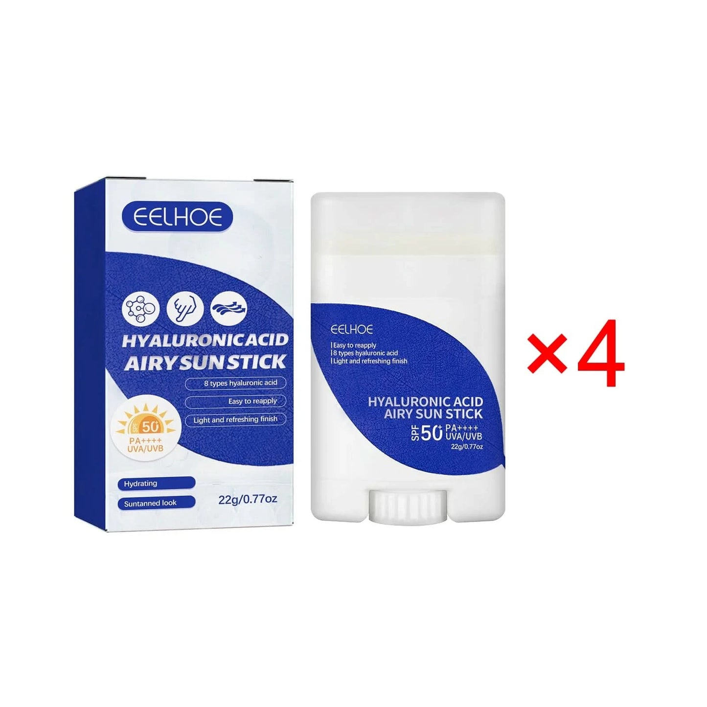 Hyaluronic Acid Sunscreen Bar Moisturizes Skin And Reduces Uv Light Refreshing Hydrating Isolating Waterproof And Uv Resistant - M & M Global