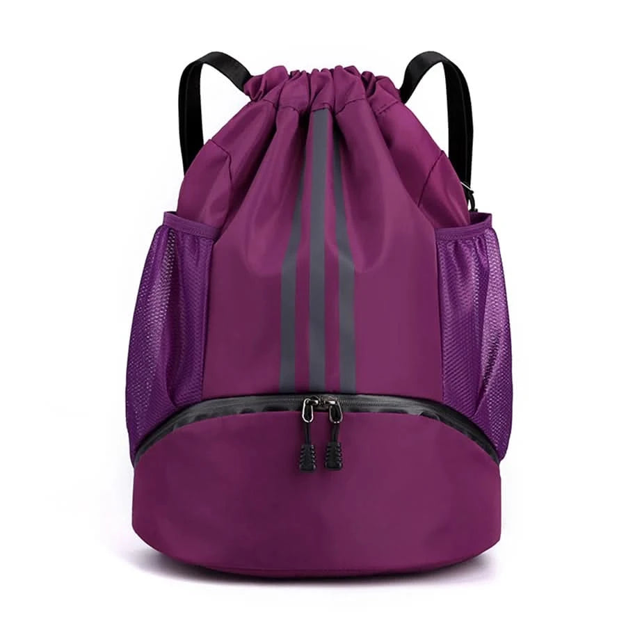 Gym Bag Fitness Backpack Women Men Basketball Backpack Outdoor Soccer Football Storage Bags Training Drawstring Sports Knapsack - M & M Global