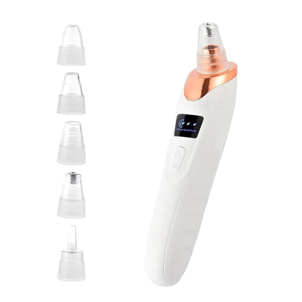 Nose Blackhead Remover Face Cleansing Beauty Machine Facial Suction Cleaner Pimple Dead Skin Remover Extractor Skin Care Tools - M & M Global