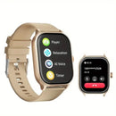 Smart watch with full touch screen, call, message reminder and other functions, compatible with iPhone/Android phones