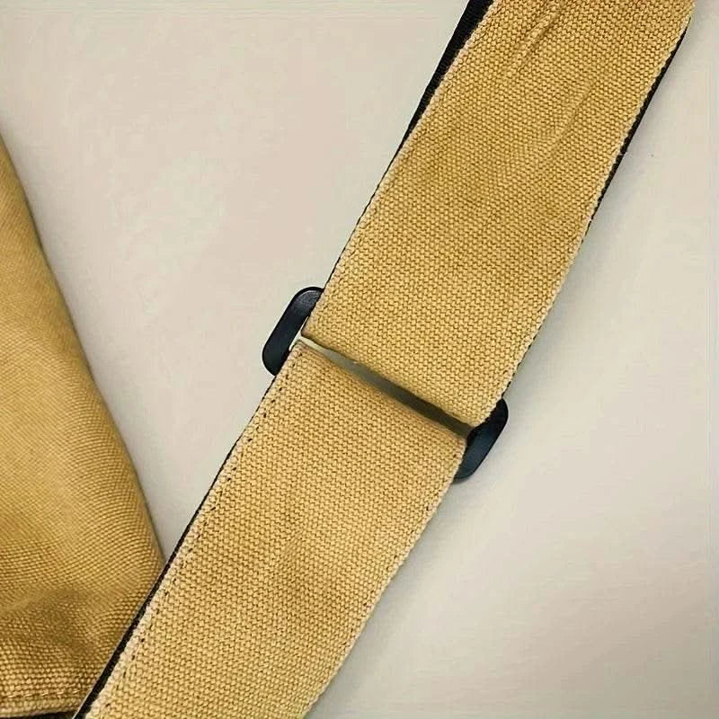 Casual Canvas Messenger Bag Versatile Flip Large Capacity Shoulder Book Bag For Student Adjustable Crossbody Bag For Men Women - M & M Global