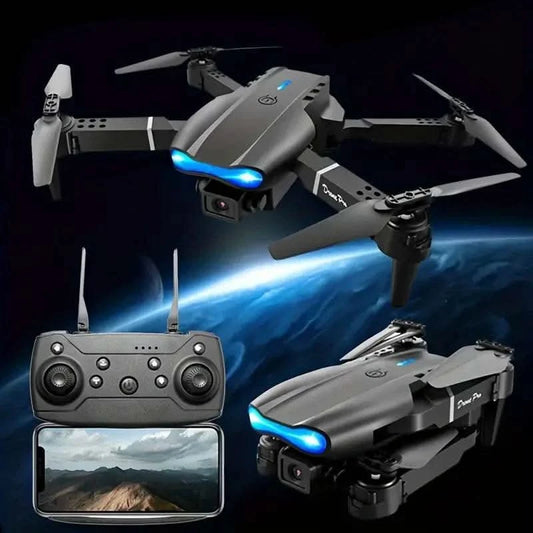 E99Pro Drone HD Professional 4k drone Dual Camera WIFI fpv Aircraft Quadcopte Obstacle Avoidance Aerial Photography Drone - M & M Global