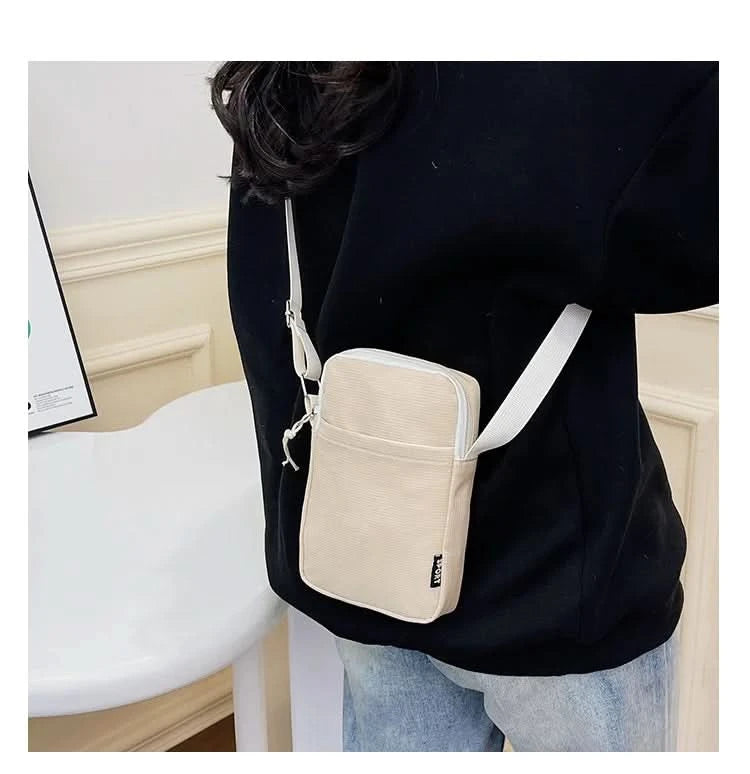 New Fashion Mobile Phone Bag Women's Messenger Bag All-match Mini Small Crossbody Bag Hanging Neck Coin Purse Vertical Handbag - M & M Global
