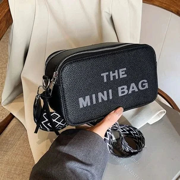 2025 New Small Square Bag Fashion Letter Pattern Chic Hobo Bag Trend PU Women Shoulder Bag Adjustable Strap Satchel Designer Bag - M & M Global