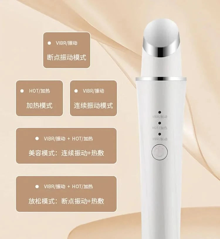 Thermal Eye Beauty Devices Fade Black Circle Anti Wrinkle Beauty Pen Eye Cream Introduction 42 ° Vibration Massage Tools - M & M Global