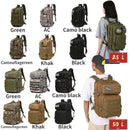 25L/50L Tactical Backpack Molle Bag Outdoor Bags Backpack for Hiking Camping Trekking Hunting Fishing GYM Bags Backpacks - M & M Global