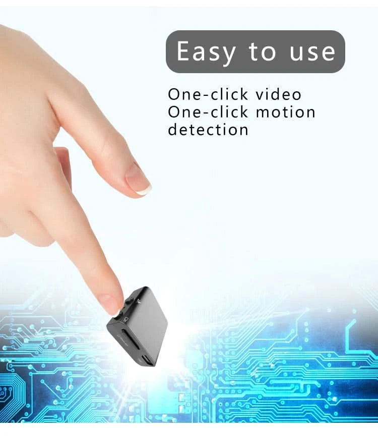 Mini Camera Full HD 1080P Surveillance Home Security Camcorder Night Vision Micro Cam Motion Detection Video Voice Recorder Meet - M & M Global
