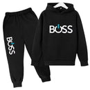 Streetwear New Spring And Autumn Children Hoodie Set Boys Girls Casual Long Sleeve Hoodie Tops+Pants Sportswear 2-14 Years Old - M & M Global