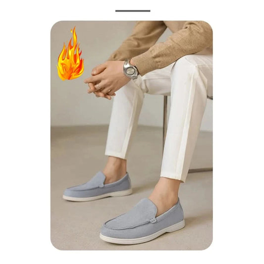 Men Comfortable Flats Breathable Casual Shoes Men's Slip On Shoes Driving Footwear chaussure hommes Summer Lazy Loafers Shoes - M & M Global