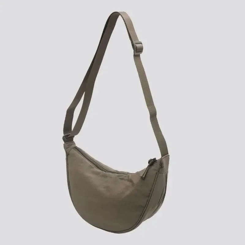 Simple Design Women's Messenger Bag Fashion Ladies Nylon Hobos Small Shoulder Bags Vintage Female Girls Purse Cloth Handbags - M & M Global