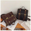 Vintage women messenger bags pu leather female shoulder bag small ladies Totes 2024 new Multifunction schoolbag bagpack handbag - M & M Global