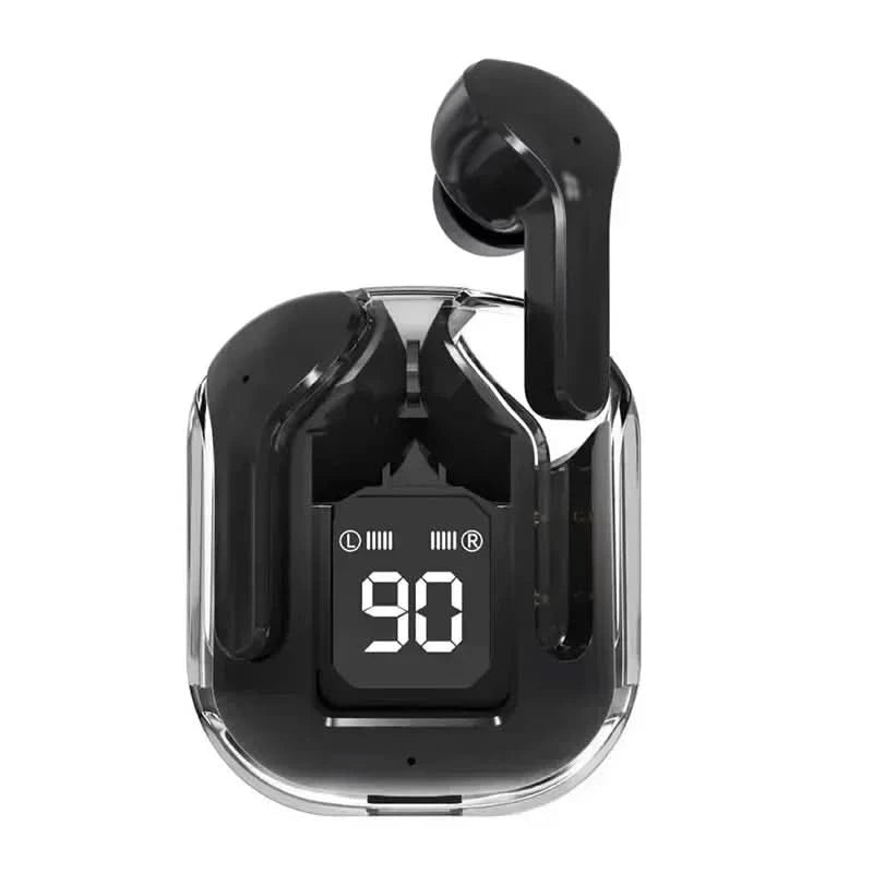 T2 Tws Wireless Bluetooth Headset Transparent Headphones ENC Power Digital Display Stereo Sound Earphones for All Smartphones - M & M Global
