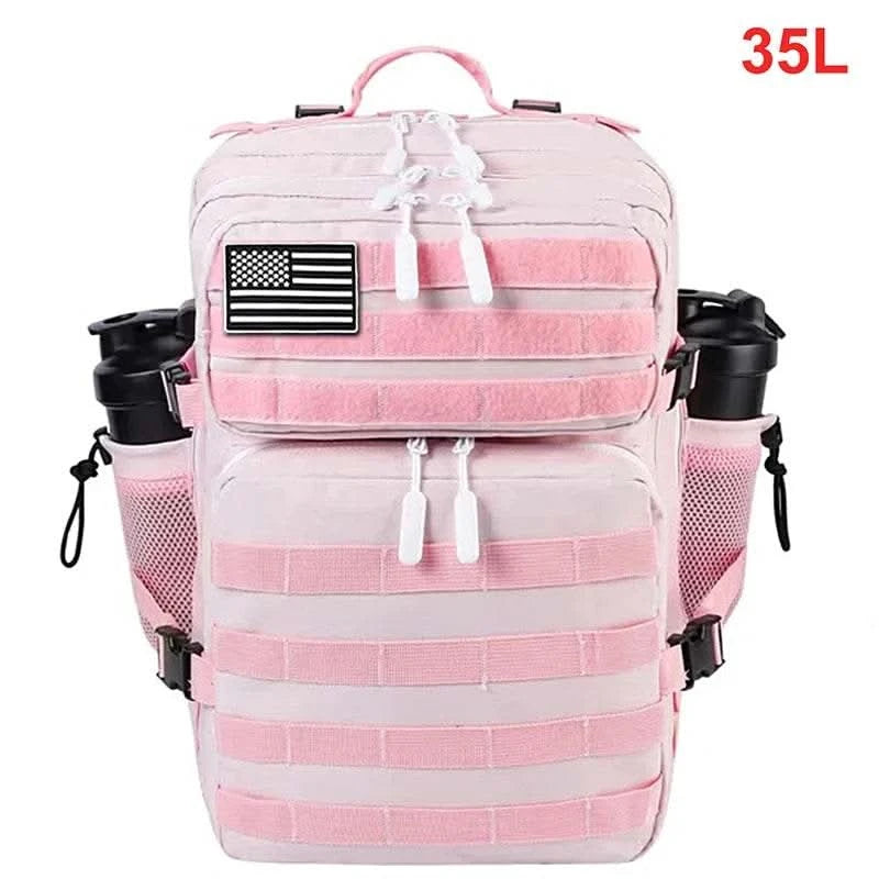 35L Tactical Backpack for Women Men Molle Outdoor Travel Camping Hiking Bag Sports Weekend Athlete Gym Rucksack Dual Cup Holders - M & M Global