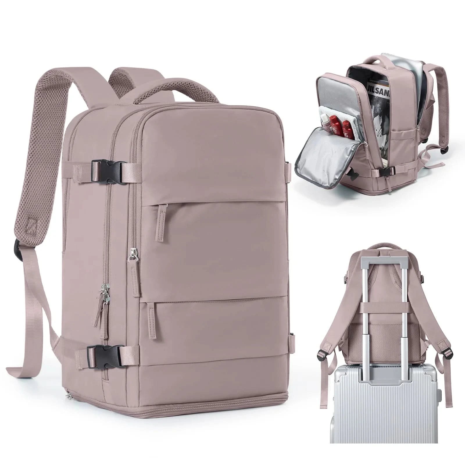 Women Men Hand Luggage Backpack Business College Laptop Travel Backpack Waterproof Carry on mochila viaje cabina avion 40x20x25 - M & M Global